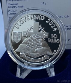 10 euro 2024 - strieborna minca Jan Chryzostom Korec - 3