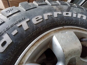 Offroad pneumatiky+al.disky  235/75R15 BF-Goodrich - 3