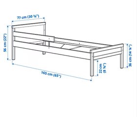 Detska postielka IKEA SNiGLAR 70x160cm - 3