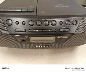 SONY rádiomagnetofón s CD MP3 a diaľkovým ovládačom - 3