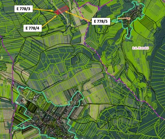 Podhradie (MT) – 19.000 m2 ORNÁ PÔDA a LES - Na predaj - 3