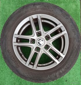 Alu-disky + pneumatiky Škoda R15  5x112 - 3