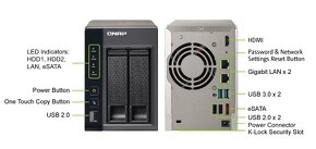 QNAP NAS server 269L,malo pouzivany, prvy majitel - 3