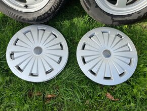 R16 Alu disky 5x112 + puklice Audi - 3