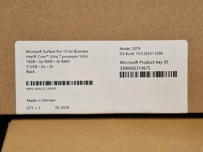 SURFACE PRO 10 ULTRA 7/ 16GB/ 512GB/ WIN 11PRO - 3