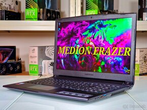 Herný notebook MEDION ERAZER | 120Hz | GTX 1050 4GB | 16GB - 3