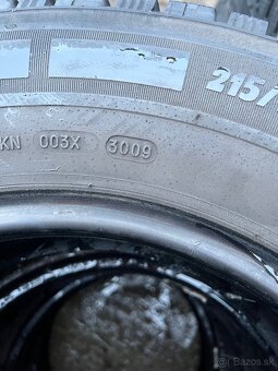 215/75 r16C zimna sada Michelin - 3