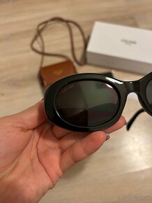 Celine slnečné okuliare Triomphe oval-frame acetate (CE4) - 3