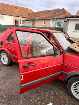 Predám červene dvere golf mk2 - 3