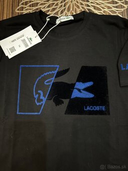 Lacoste tričko čierne - 3