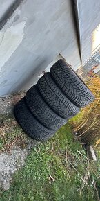 Plechové disky +Zimne pneu Pirelli 185/55 R15 5x100 - 3