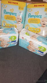 Plienky Pampers Big pack a Mamia premium 2 - 3