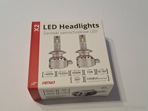 LED žiarovky H11 – 72W - 7920 Lm - Canbus - 3