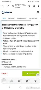 Toner do tlačiarne HP laserjet CC364A - 3