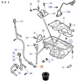 Tesnenie mierky oleja Opel 1,9 Cdti - 3