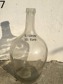 Demižony opletené 3L sklenené - 10 L - 5 L - 3