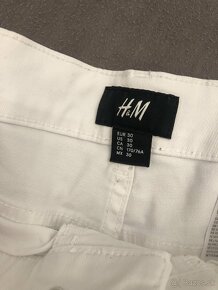 Pánske šortky čierne/biele H&M - 3