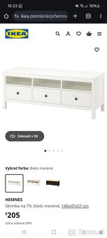 Ikea Hemnes skrinka pod TV - 3