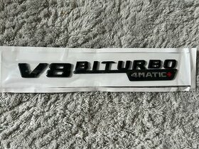 V8 Biturbo 4matic znak logo - 3