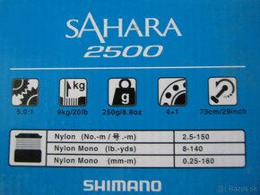 Naviják Shimano Sahara 2500 nový v orig.balení - 3