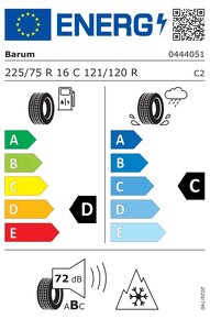 Barum SnoVanis 3 225/75 R16C 121/120R Van  dodavka - 3