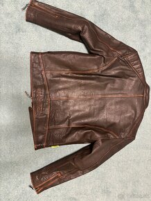 Kožená moto bunda W-TEC Embracer - Vintage Dark Brown - 3