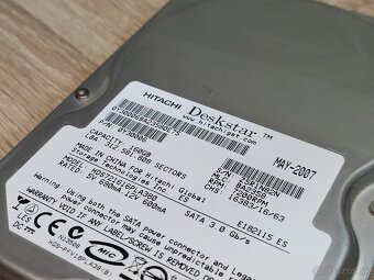 3,5" HDD Hitachi 160GB, model HDS721616PLA380, zdravie 100% - 3