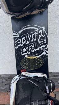 Snowboard Santa Cruz 158cm Topánky 43 - 3