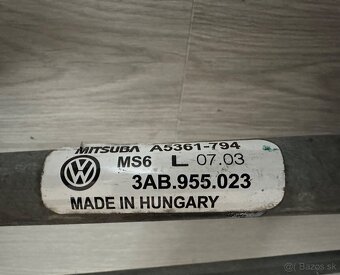 Motorček stieračov pantograf vw passat b7 - 3