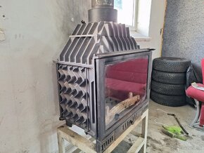 Krbová vložka 15kw plus komín a podstavec - 3