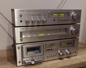 Zostava Zosilovac,Tuner,Tape deck SHARP SM-30, ST-30, RT-30 - 3