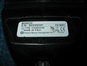 Akumulátorový vysávač BOSCH BKS3043 - 3
