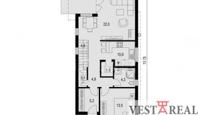 Na predaj Novostavba 4+1 pozemok 500m2 Dolné Dubové - 3