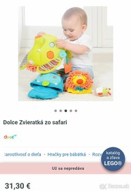 hračka pre bábätko -Dolce Zvieratká zo safari - 3