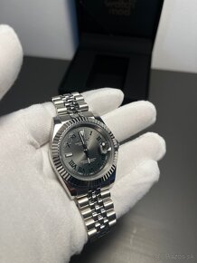 Seiko mod Datejust Wimbledon Grey - 3