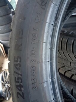 245/45 R19 zimné pneumatiky Continental 2ks - 3