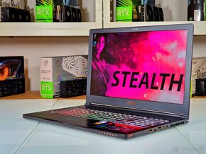 Herný notebook MSI STEALTH | GTX 1070 8GB | 2TB HDD | ZÁRUKA - 3