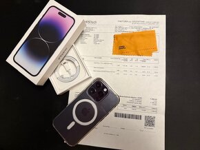 Predám apple iPhone 14 PRO 128gb deep purple - 3