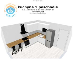 Na prenájom 1 izbový byt, 40 m2, záhrada, kompletná rekonštr - 3