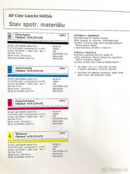 HP ColorLaser Jet Pro M454dn s dvomi sadami tonerov (XC) - 3