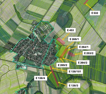 Orechová Potôň – 1.500 m2 ORNÁ PÔDA a LES - Na predaj - 3