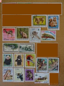 Nádherné poštové známky ZVIERATÁ - 3