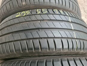 205/55r17 letné 4 ks MICHELIN dezén 7,2-6,2 mm - 3