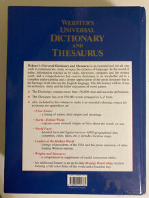 Predám "Websters Universal Dictionary and Thesaurus" - 3