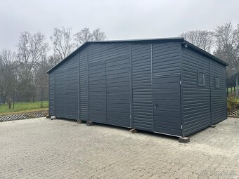 Plechová montovaná garáž 12x6m – BTX7016 - 3