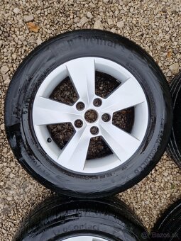 Škoda alu disky s pneu 215/60 R16 - 3