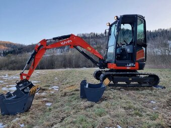 Kubota U27 Minibager 3t - AKO NOVÝ 2016 Import Norway 1469h - 3