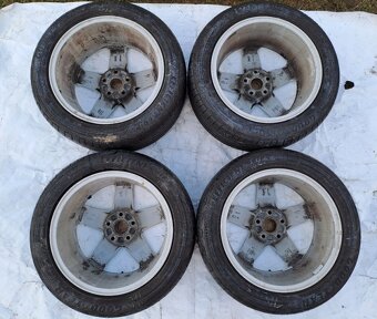 5x112 Originál Audi 5 Lúč VW Škoda Seat 225 50 R17 Letné - 3