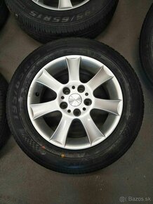 Alu 5 x 112 15" ŠKODA,VW,SEAT + letné pneu. - 3