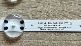 Predám led podsvietenie SSC_Y21 Slim Trident 50UP80 - 3